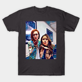 Wayhaught kisses and cuteness (Wynonna Earp) T-Shirt